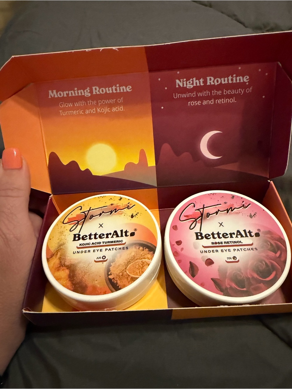BetterAlt Under Eye Patches Duo - Turmeric (AM) & Rose Retinol (PM)